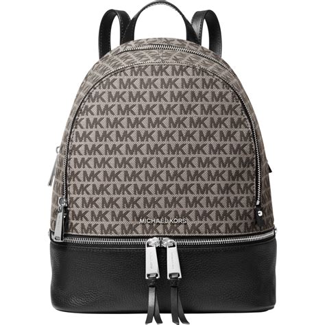 michael michael kors medium backpack|signature rhea zip medium backpack.